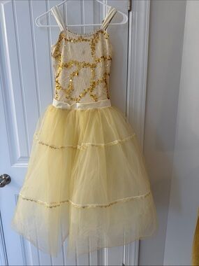 Revolution Yellow Sequin Tulle Princess Dress